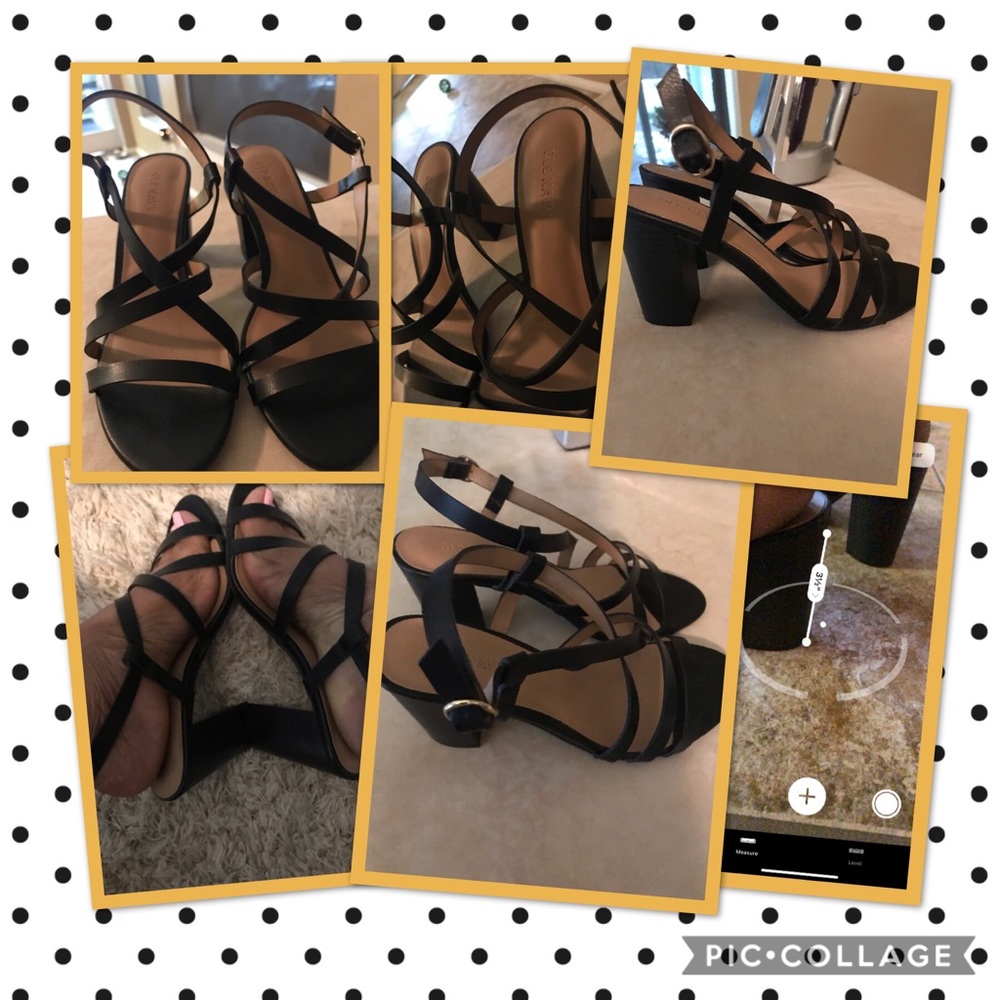 Old navy straps square heels